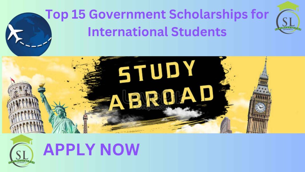 The Top 15 Government Scholarships Available to Students Who Want to Study Abroad. When do you plan to begin your studies abroad