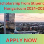 Scholarship from Stipendium Hungaricum 2024–2025 Scholarship from Stipendium Hungaricum 2024–2025