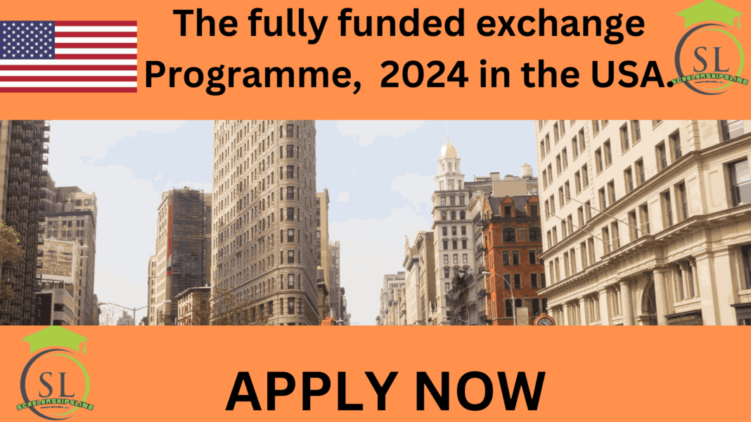 The fully funded exchange programme, 2024 in the USA.