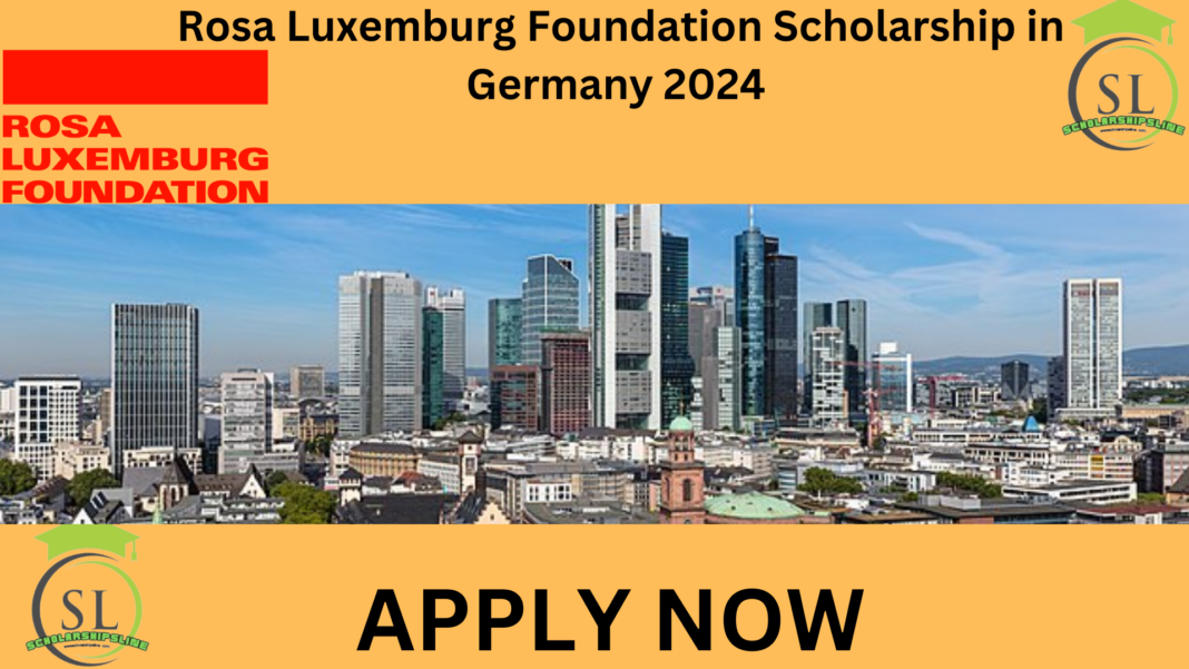 Rosa Luxemburg Foundation Scholarship in Germany 2024 Study in Europe