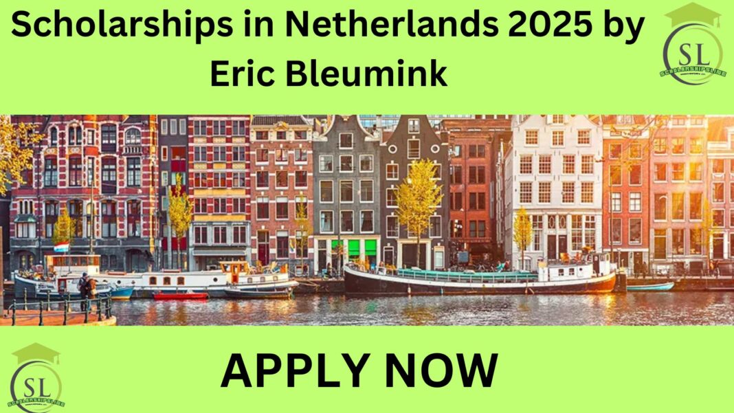 Scholarships in Netherlands 2025 by Eric Bleumink