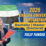 Khalifa University Scholarship 2026 in UAE (Fully Funded) Khalifa University Scholarship 2026 in UAE (Fully Funded)