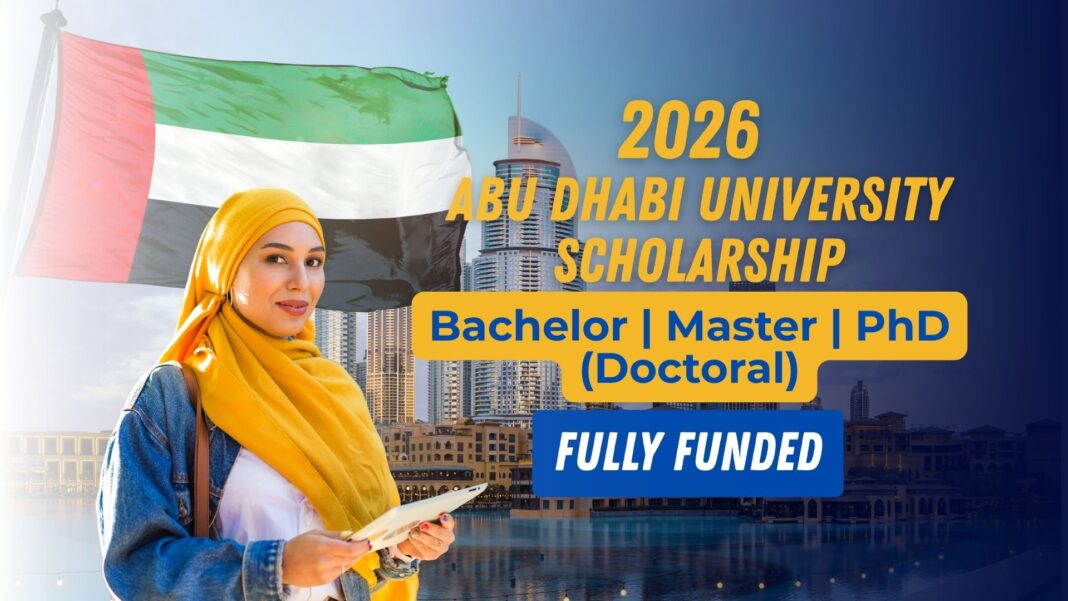 Abu Dhabi University Scholarship 2026 | Fully Funded