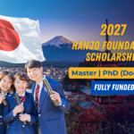 Hanjo Foundation Scholarship in Japan 2027 Hanjo Foundation Scholarship in Japan 2027