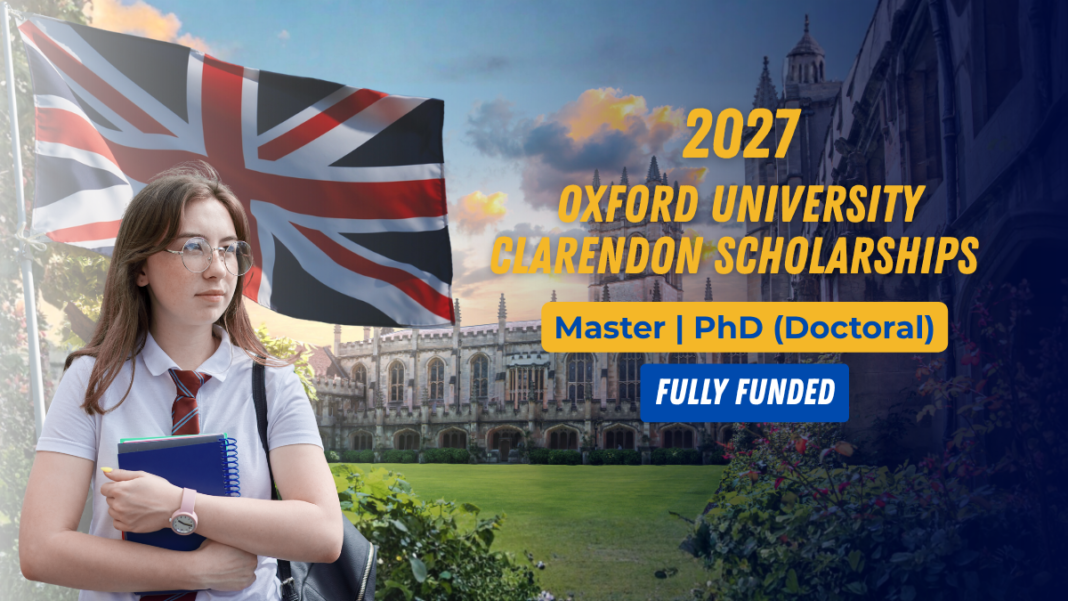 Oxford University Clarendon Scholarships 2027